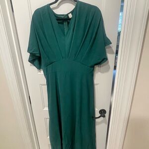 Elegant Green Women's Dress